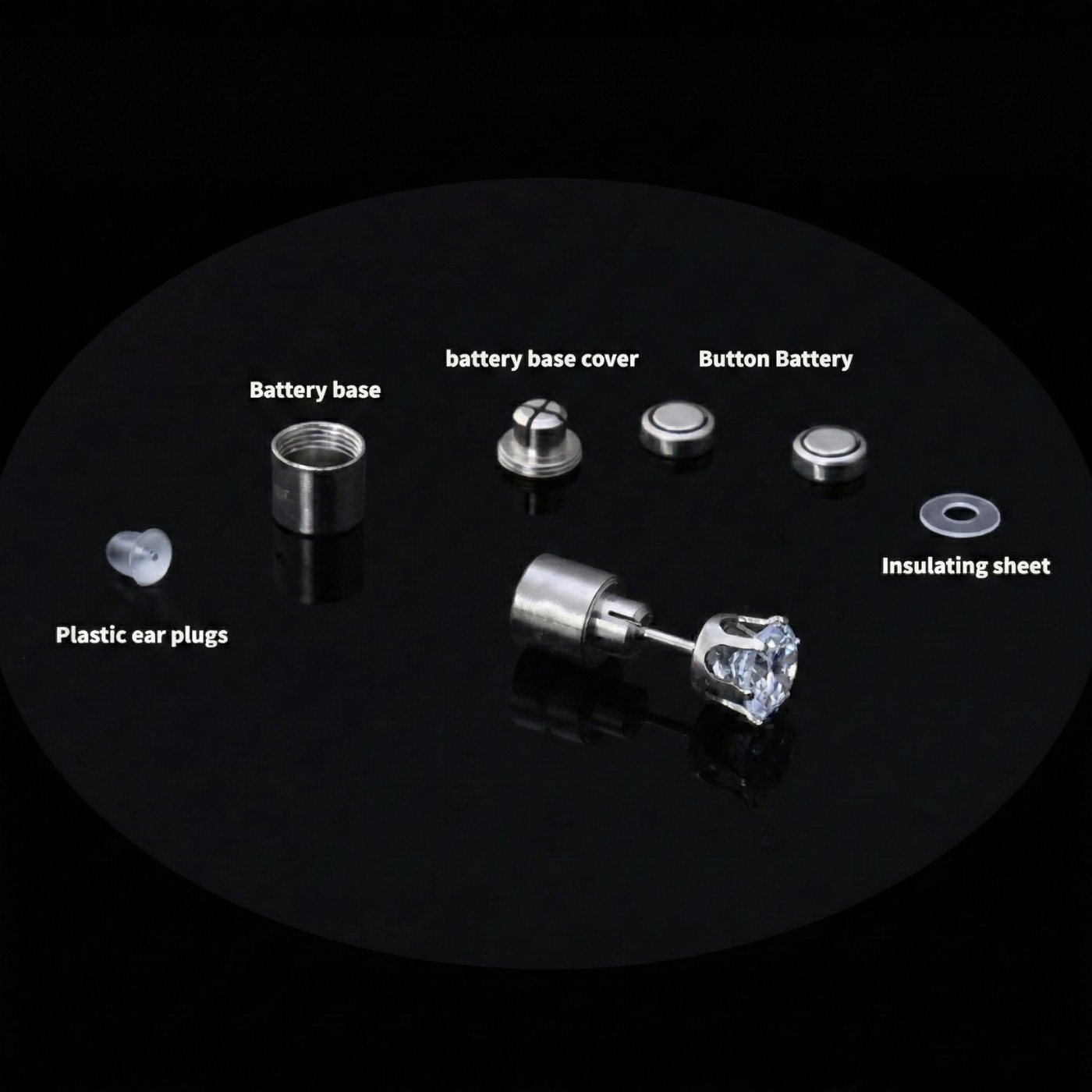 Pendientes LED de Diamante